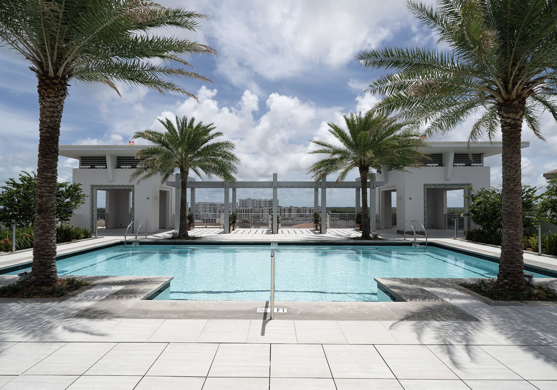 Outdoor Pool at The Henry in Coral Gables FL